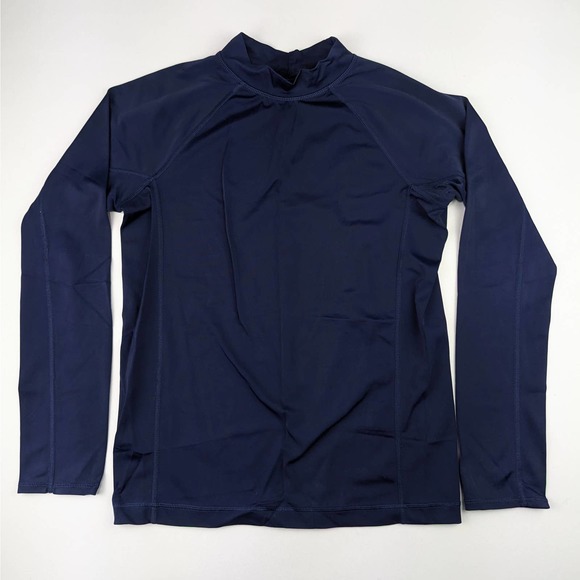 Lands' End Navy LS Rashguard - Picture 1 of 3